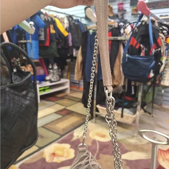 Monserat De Lucca Fringe Bag in taupe - Picture 7 of 11